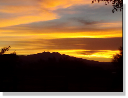 Happy Horse Ranch Beautiful Sunset